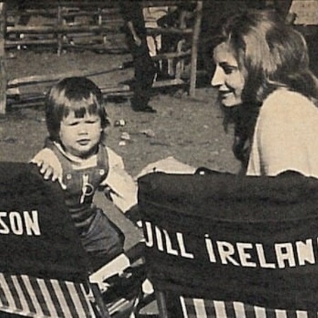 Zuleika Bronson and her mother Jill Ireland.